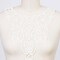 1 Piece White Venice Lace V Shaped Applique for Bridal Gown Bodice or Collar Embellishment